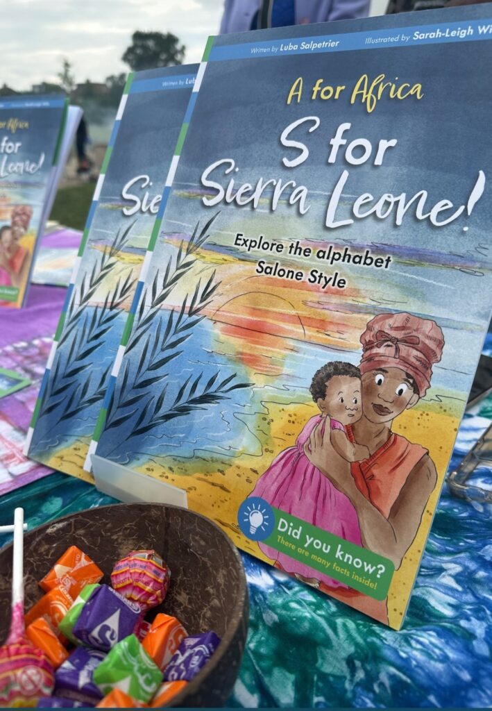 A For Africa book on display